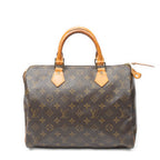 Handbag Speedy 25 Brown Monogram Canvas