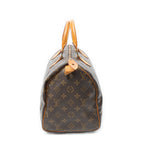 Handbag Speedy 25 Brown Monogram Canvas