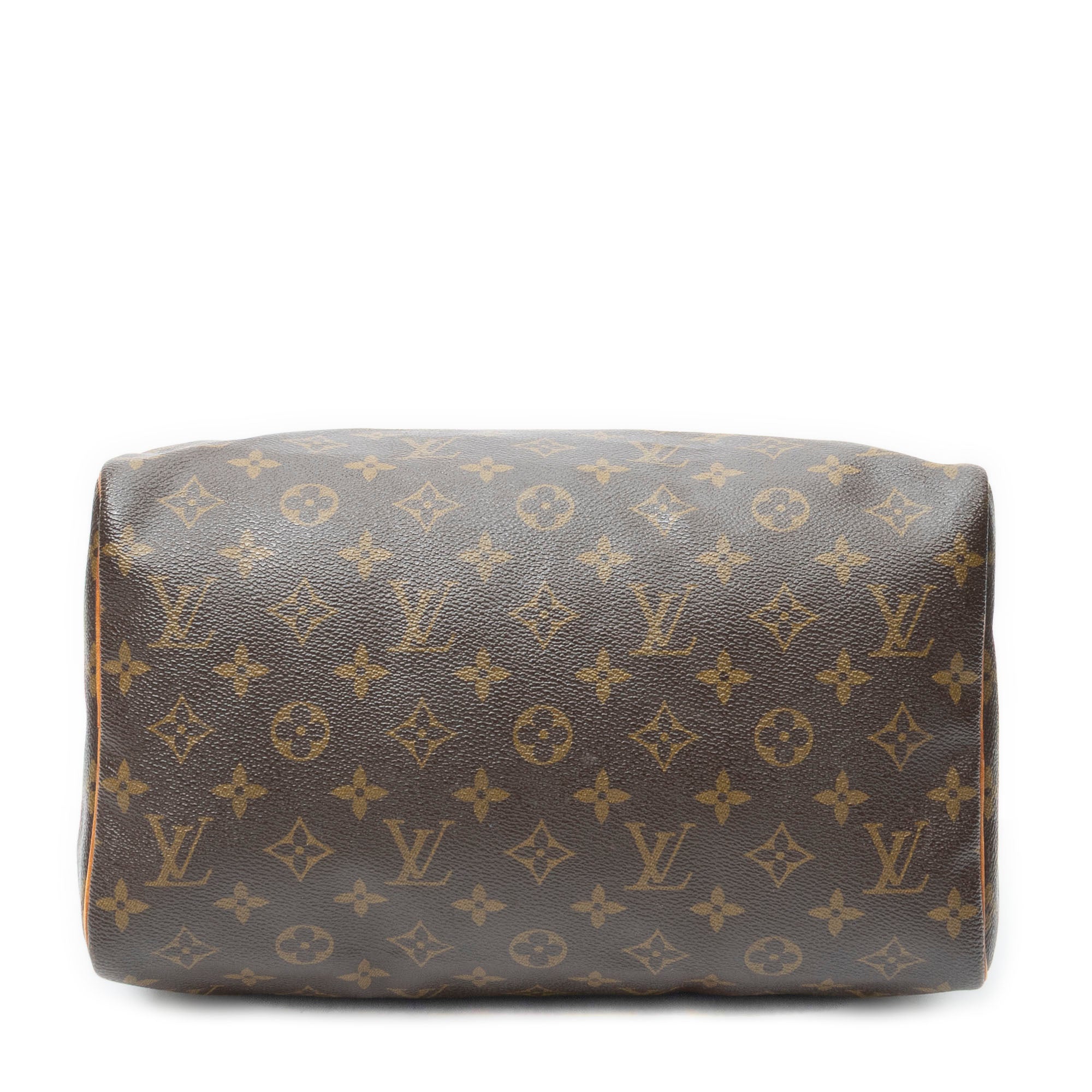 Handbag Speedy 25 Brown Monogram Canvas