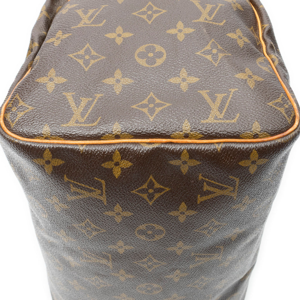 Handbag Speedy 25 Brown Monogram Canvas