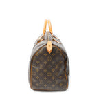 Handbag Speedy 40 Brown Monogram Canvas