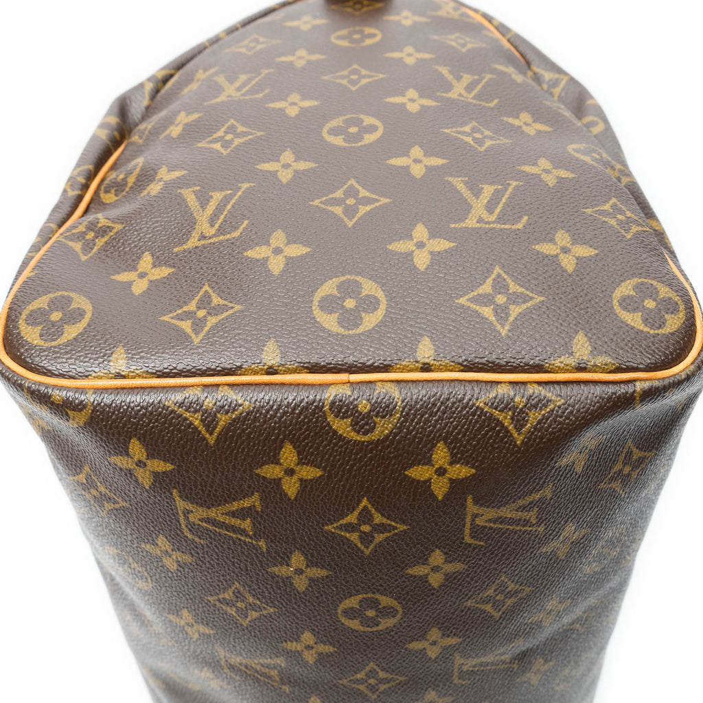 Handbag Speedy 40 Brown Monogram Canvas
