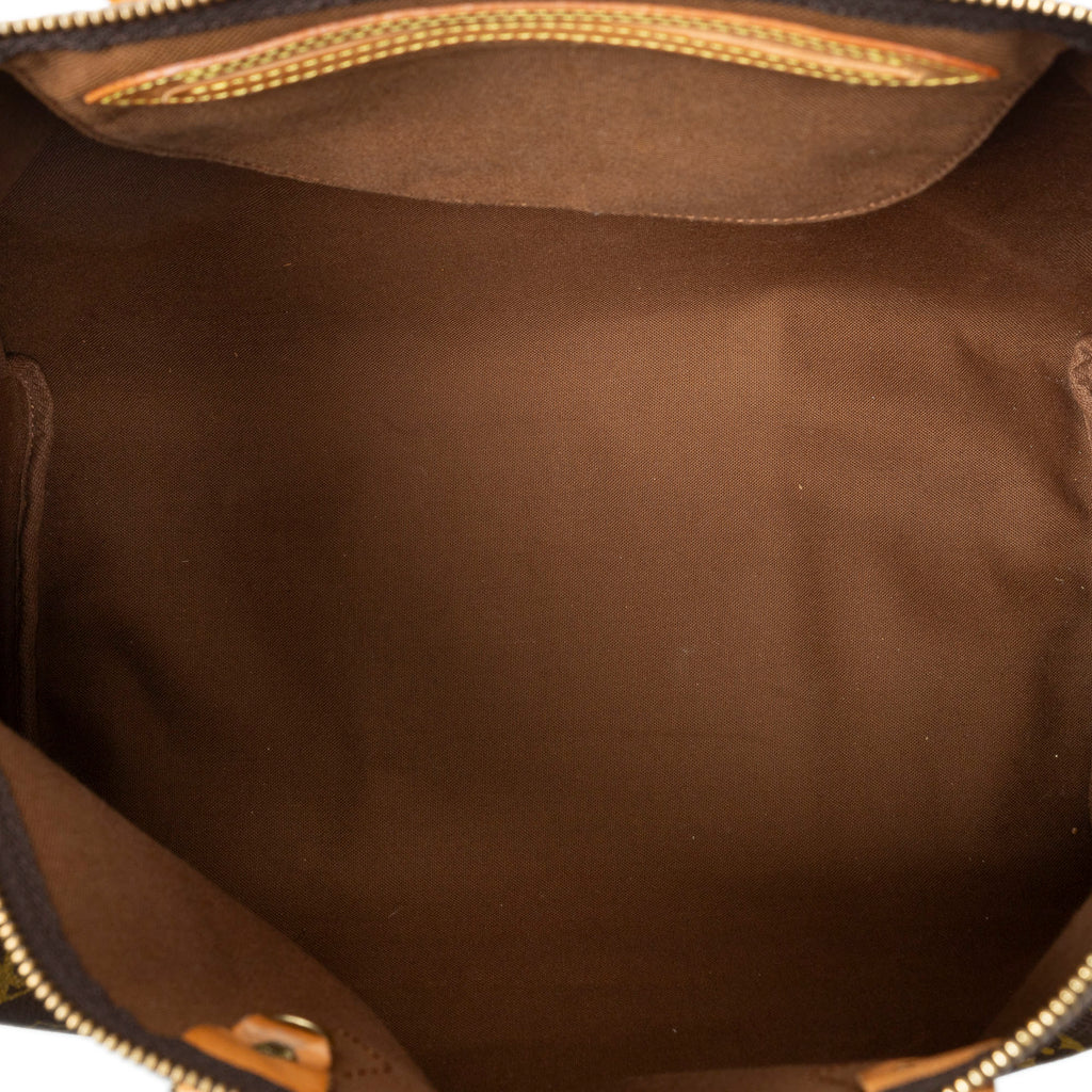 Handbag Speedy 40 Brown Monogram Canvas