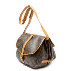 Shoulder Bag Saumur GM Brown Monogram Canvas