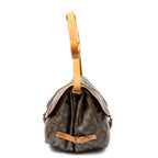 Shoulder Bag Saumur GM Brown Monogram Canvas