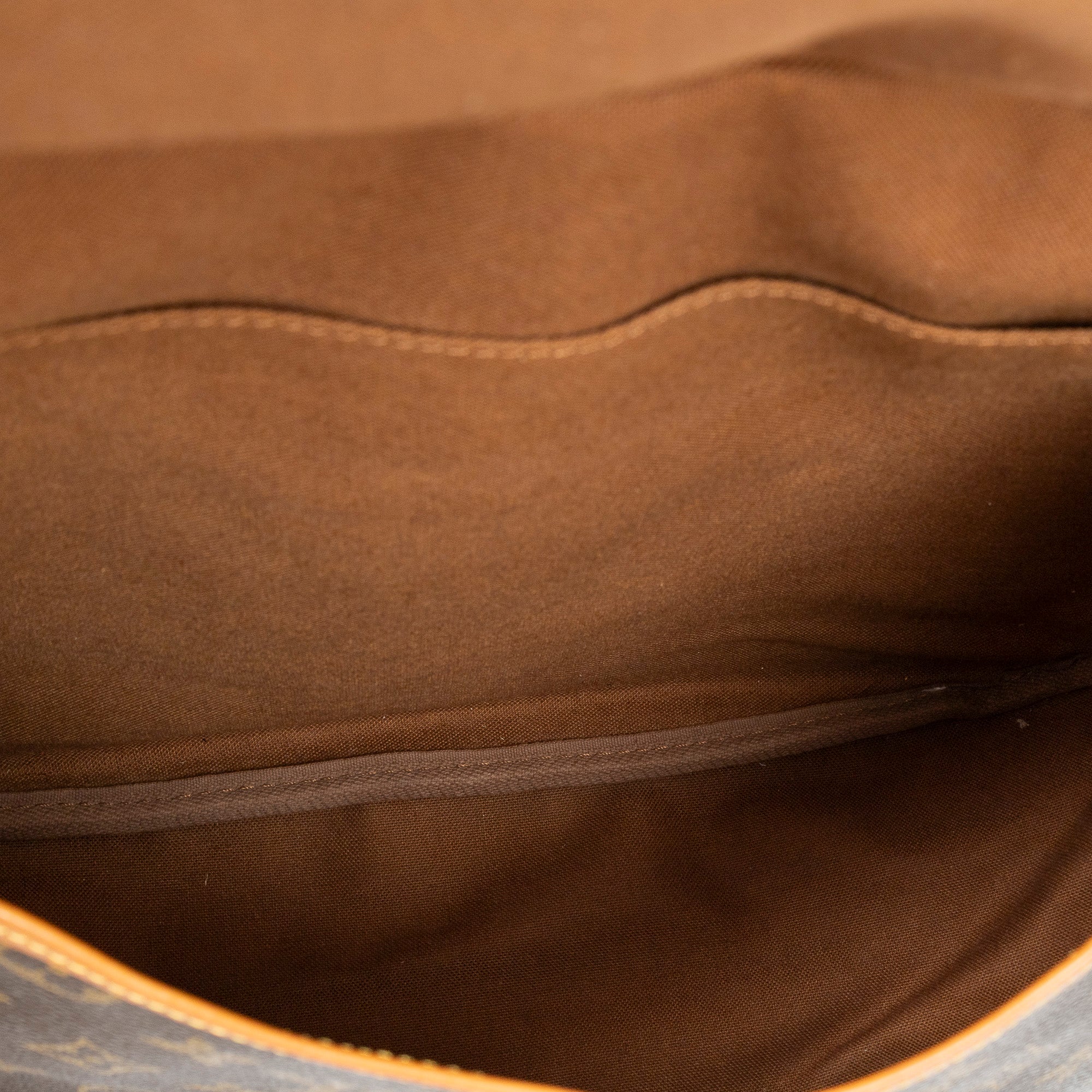 Shoulder Bag Saumur GM Brown Monogram Canvas