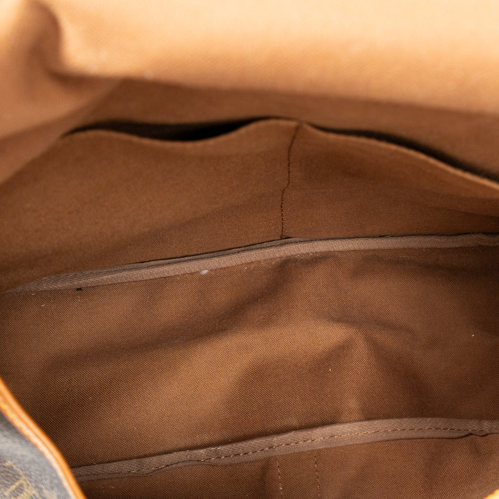 Shoulder Bag Saumur GM Brown Monogram Canvas