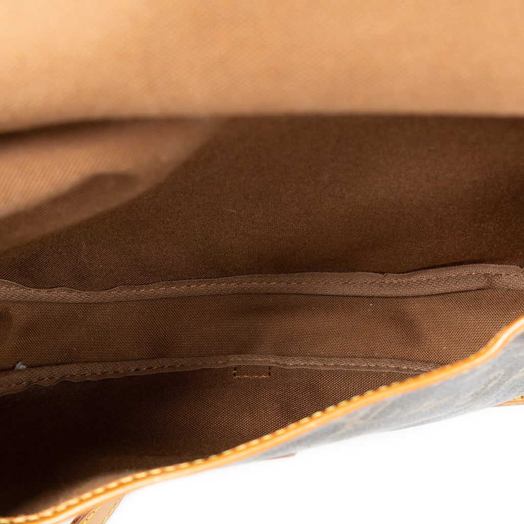 Shoulder Bag Saumur MM Brown Monogram Canvas