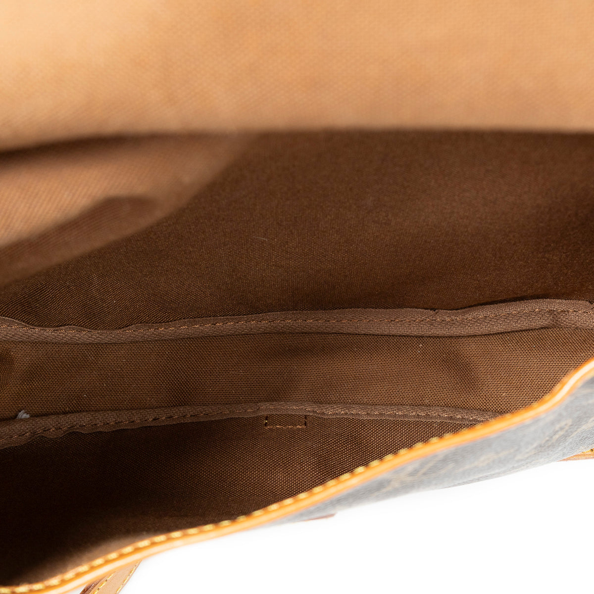 Shoulder Bag Saumur MM Brown Monogram Canvas