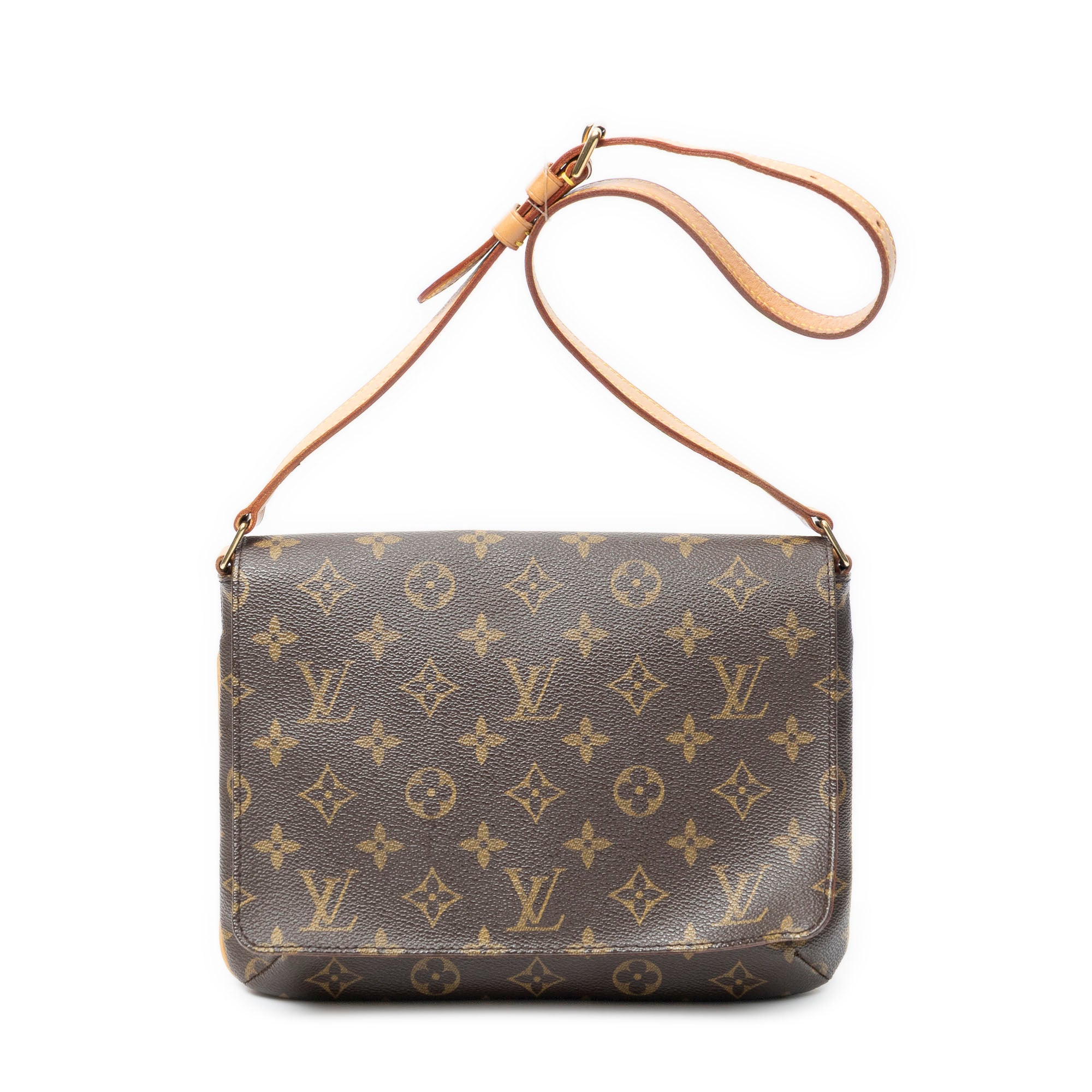 Shoulder Bag Musette Tango Brown Monogram Canvas