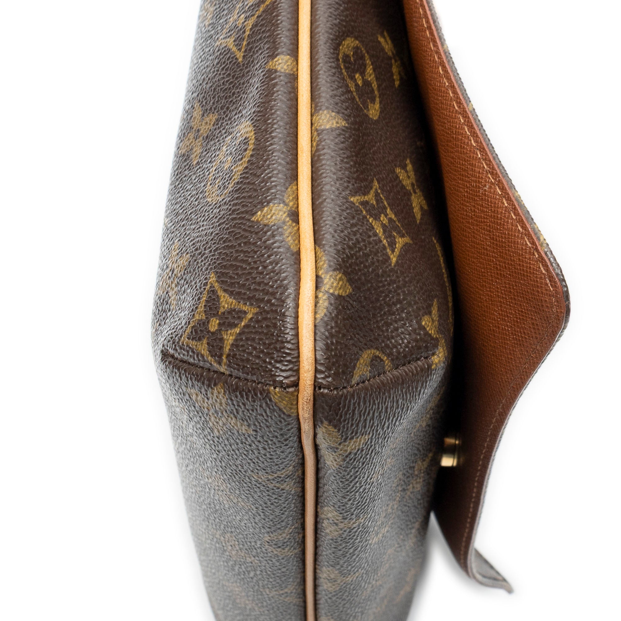 Shoulder Bag Musette Tango Brown Monogram Canvas