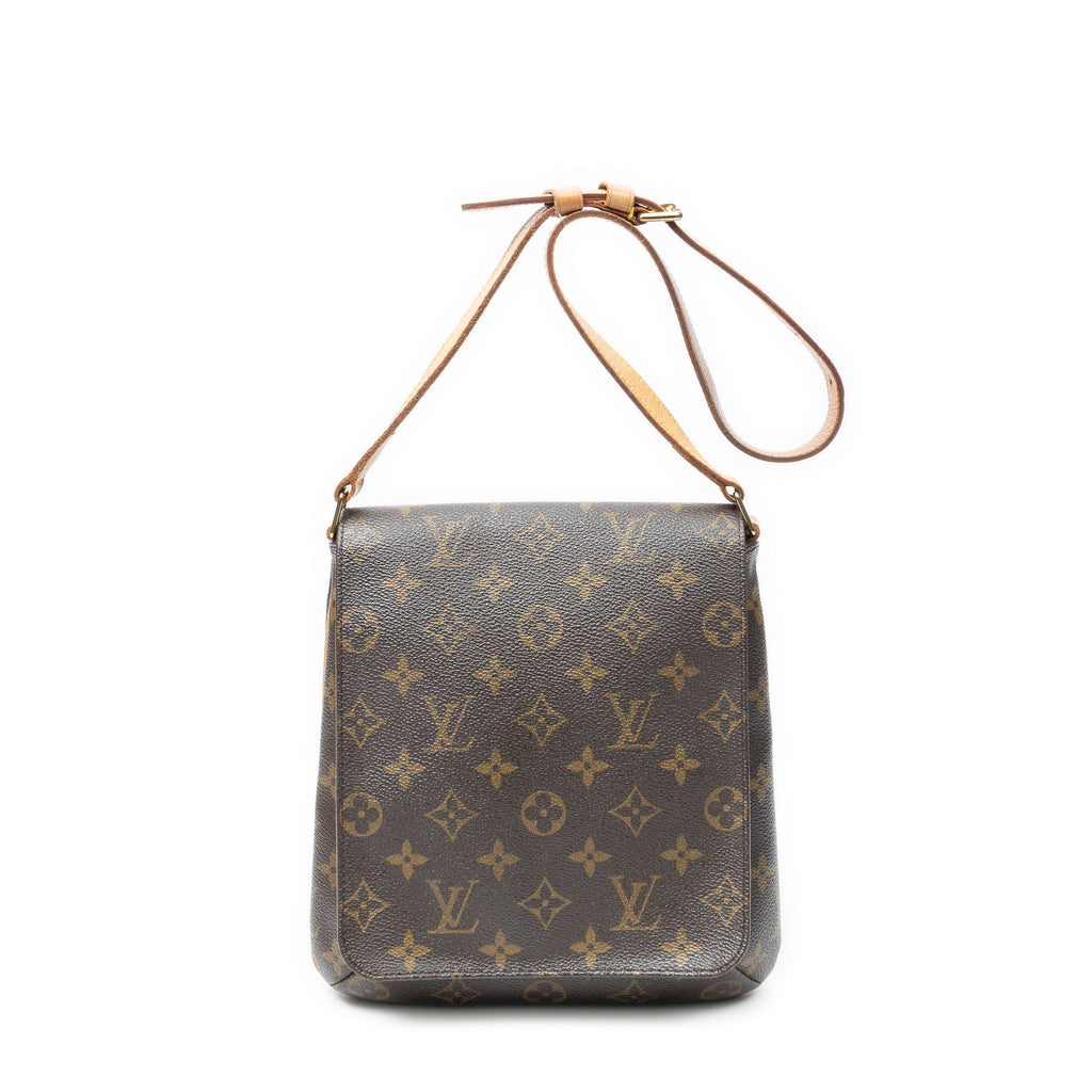 Shoulder Bag Musette Salsa Brown Monogram Canvas