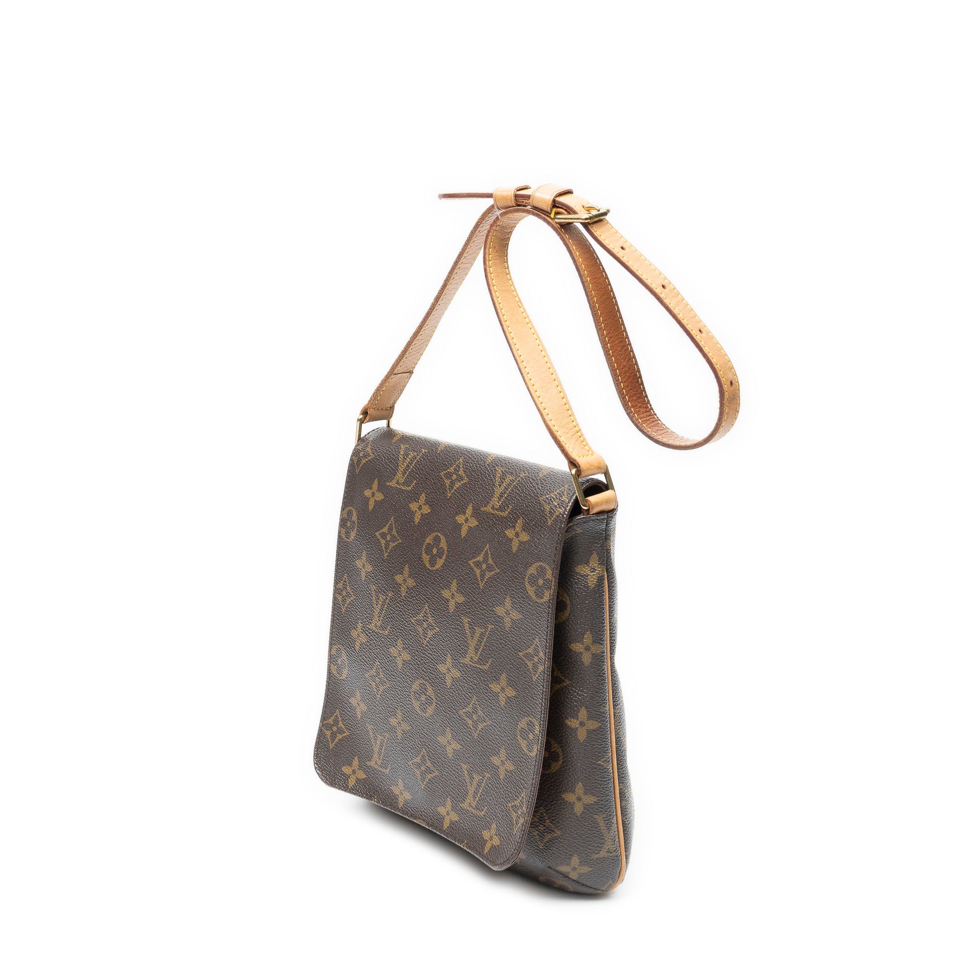 Shoulder Bag Musette Salsa Brown Monogram Canvas