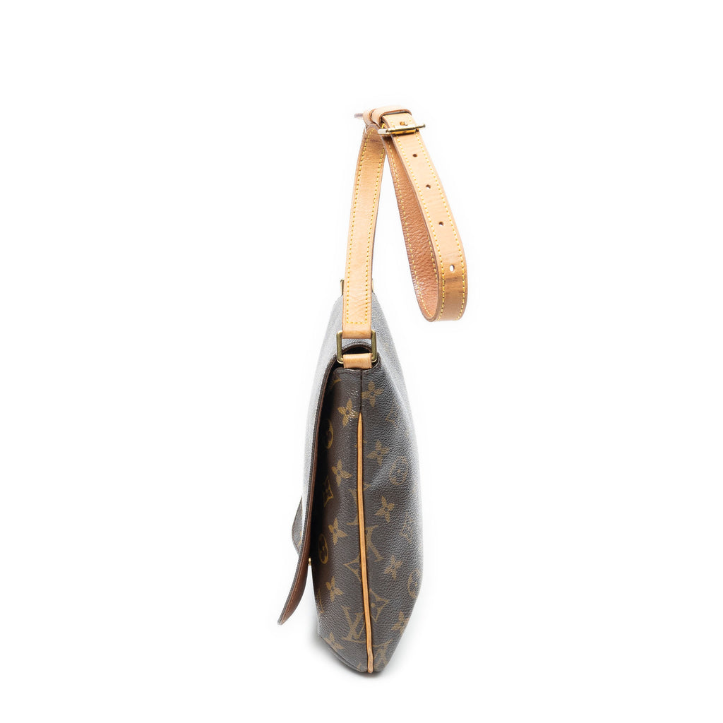 Shoulder Bag Musette Salsa Brown Monogram Canvas