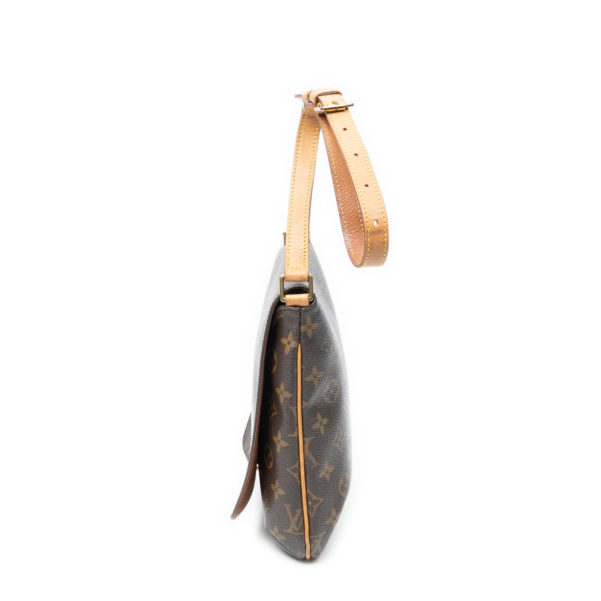 Shoulder Bag Musette Salsa Brown Monogram Canvas