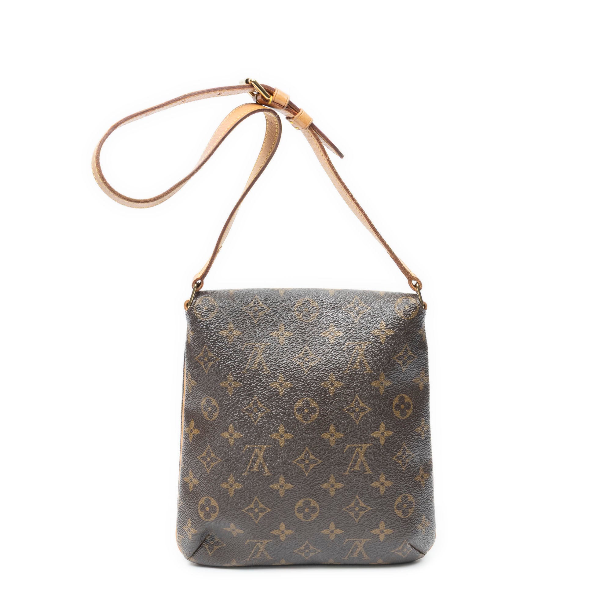 Shoulder Bag Musette Salsa Brown Monogram Canvas