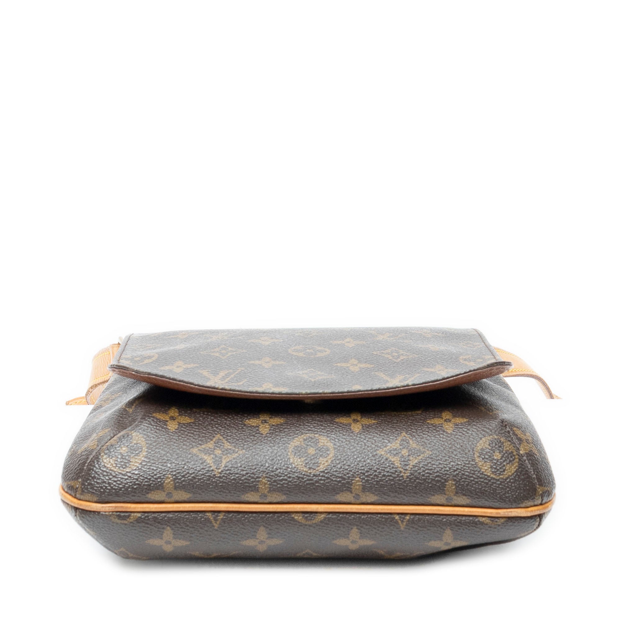 Shoulder Bag Musette Salsa Brown Monogram Canvas