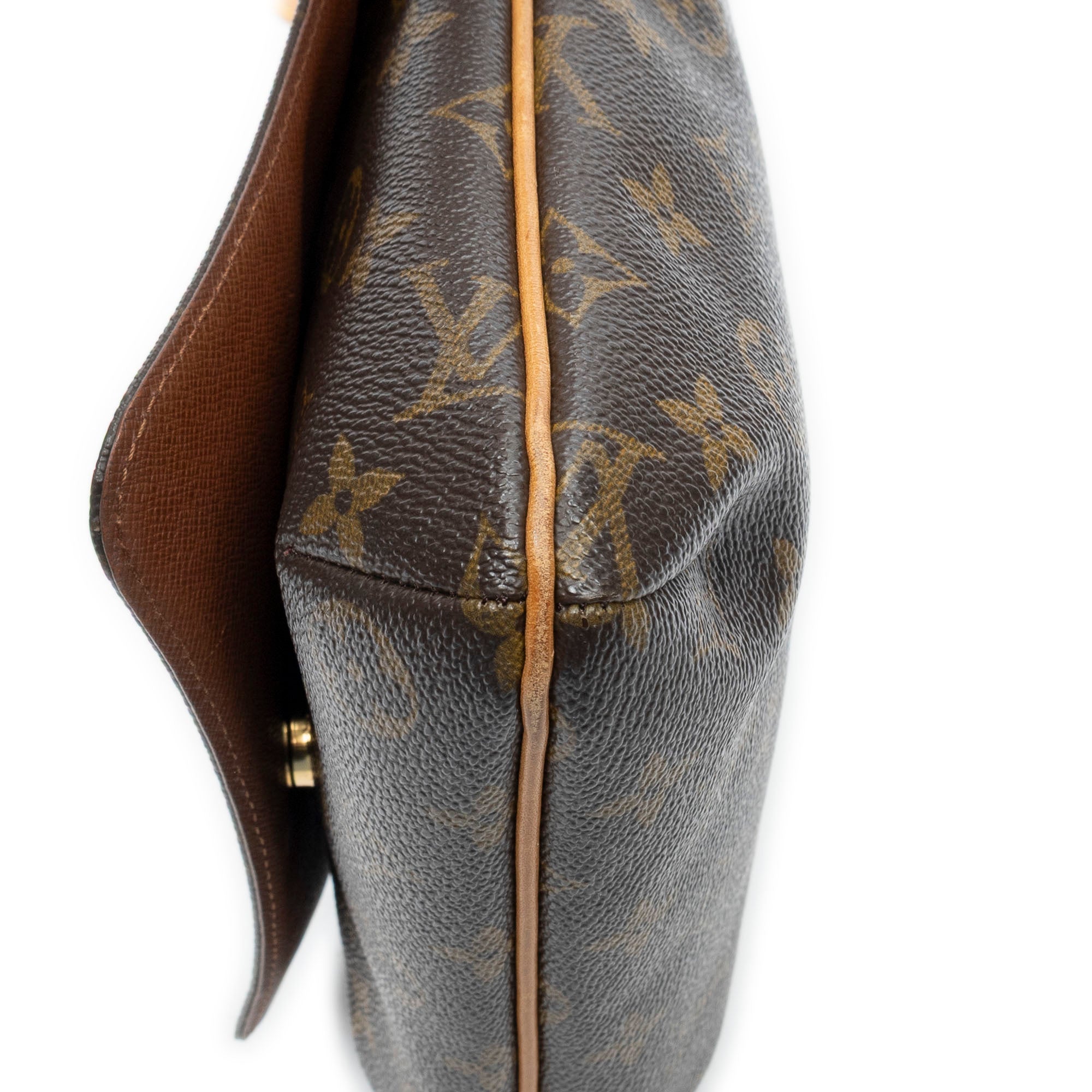 Shoulder Bag Musette Salsa Brown Monogram Canvas