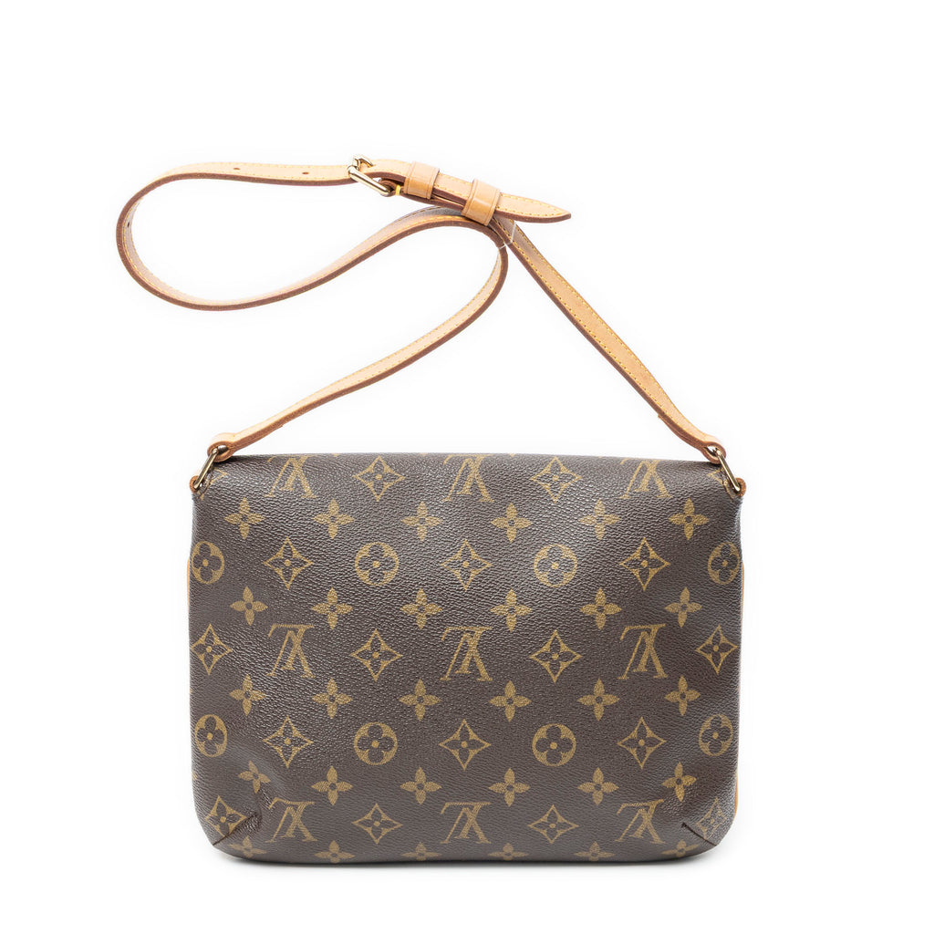 Shoulder Bag Musette Tango Brown Monogram Canvas