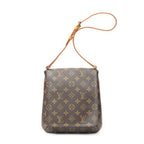 Shoulder Bag Musette Salsa Brown Monogram Canvas