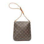 Shoulder Bag Musette Salsa Brown Monogram Canvas