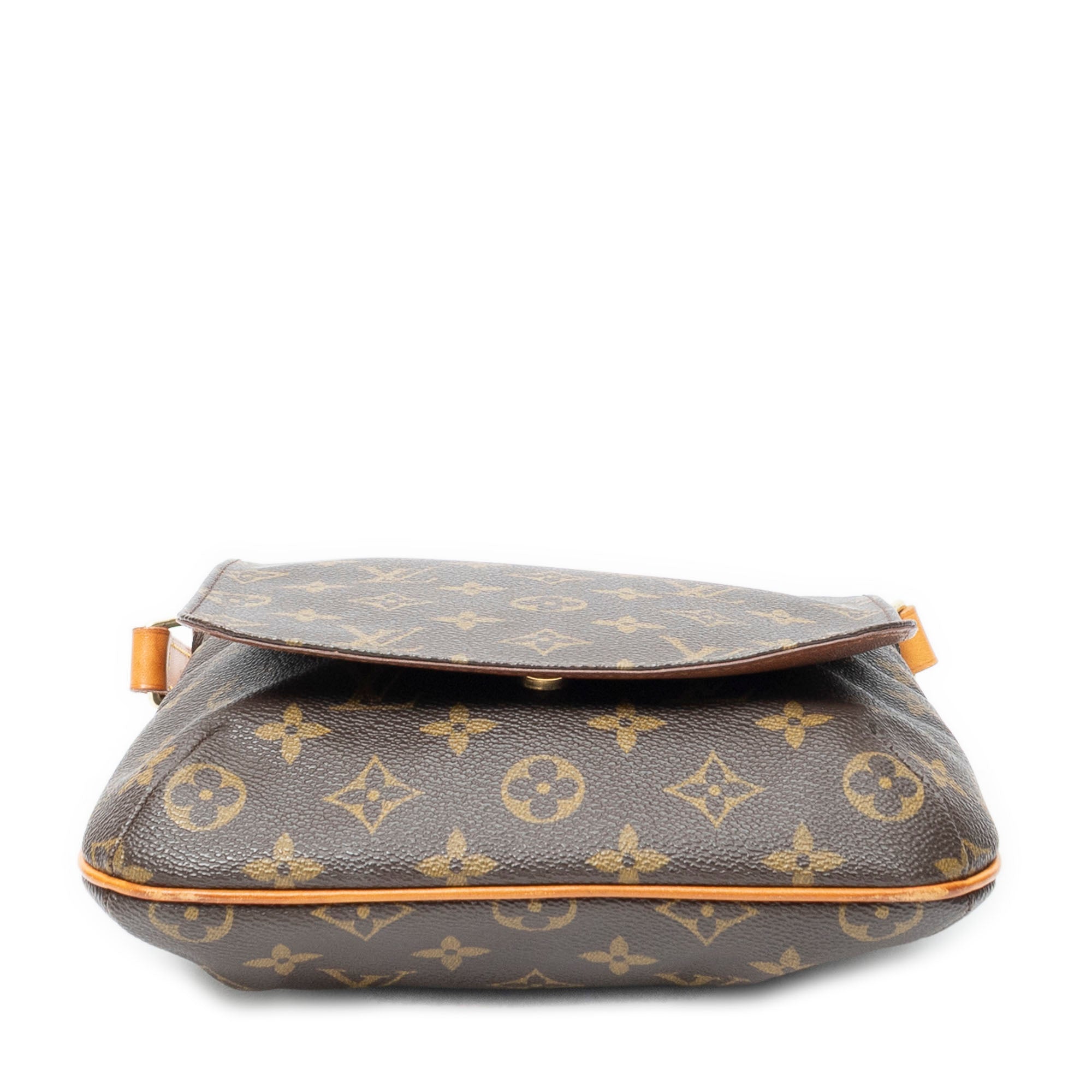 Shoulder Bag Musette Salsa Brown Monogram Canvas