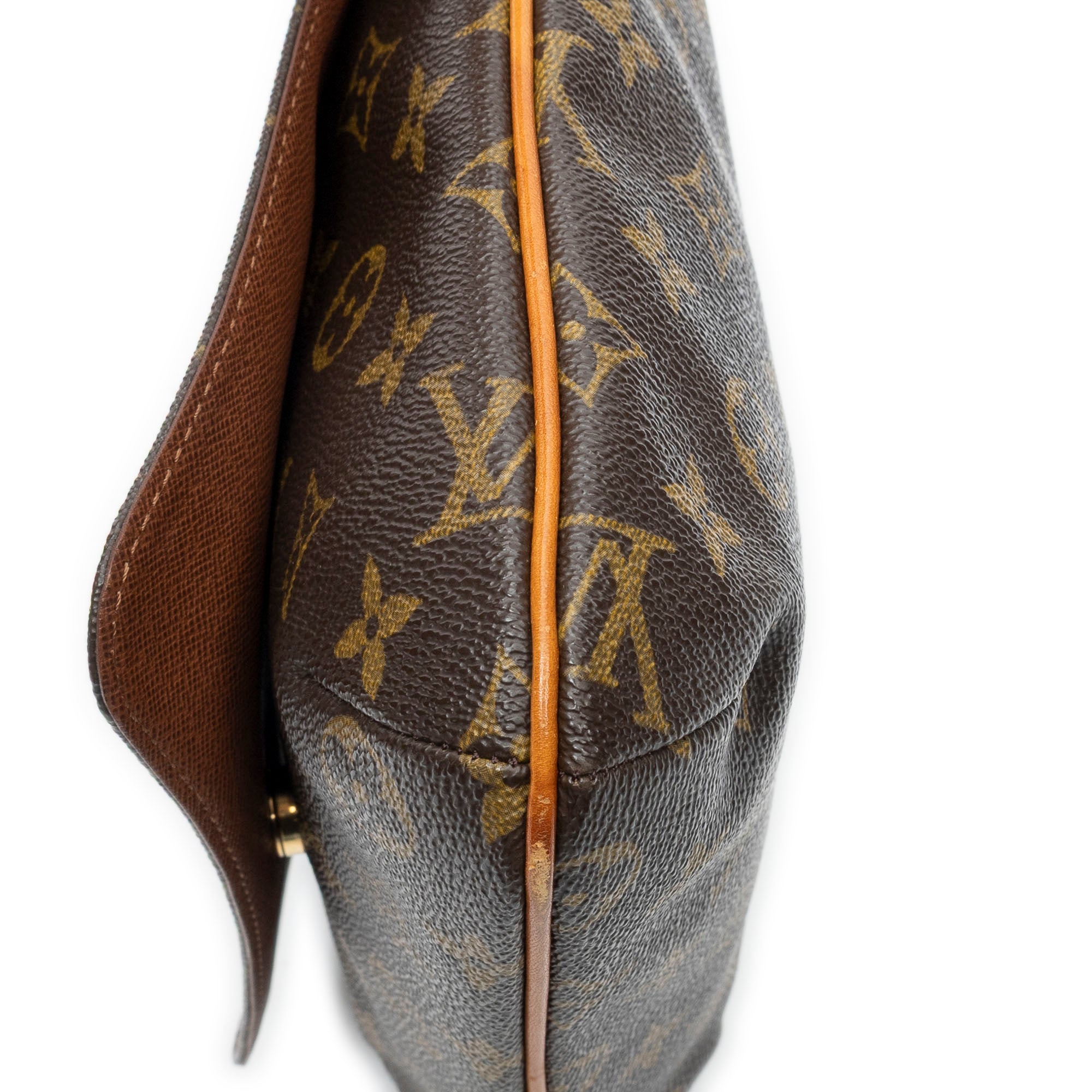 Shoulder Bag Musette Salsa Brown Monogram Canvas