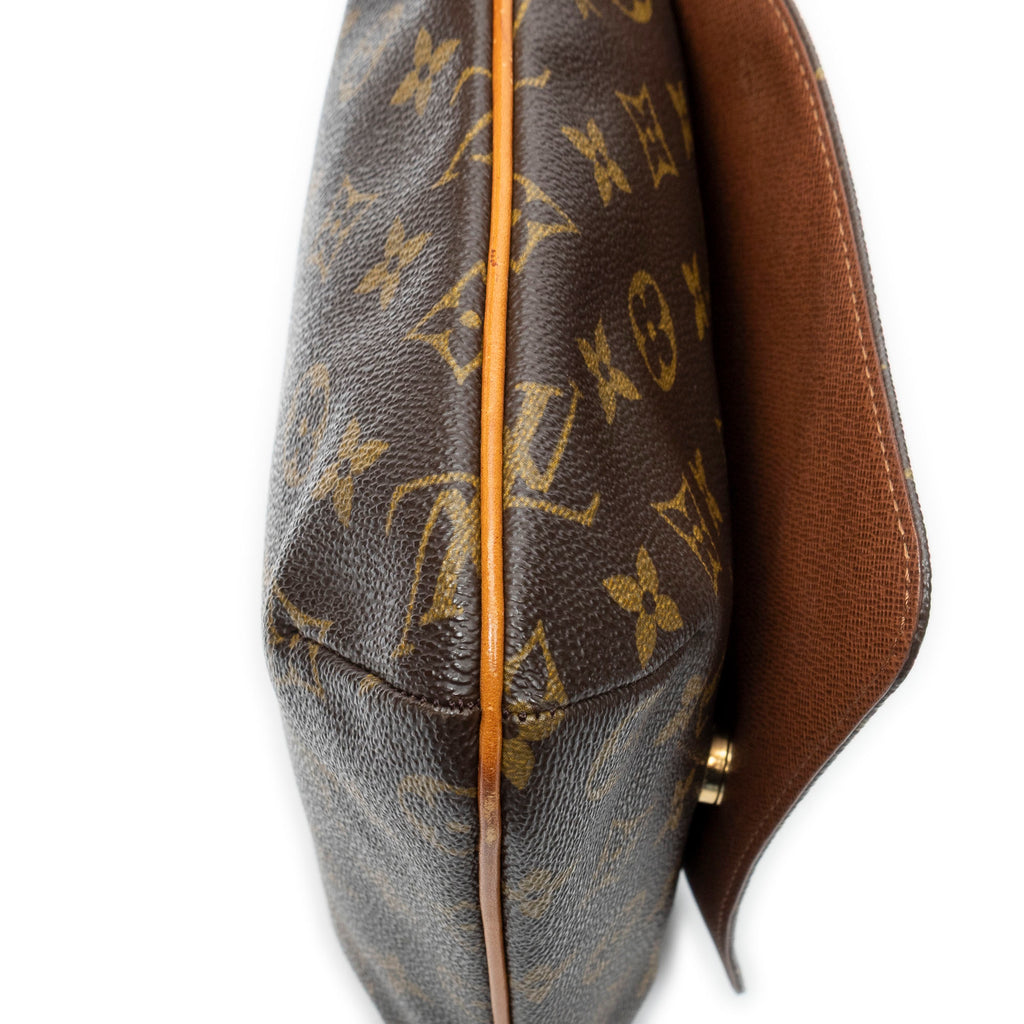 Shoulder Bag Musette Salsa Brown Monogram Canvas