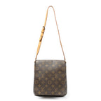Shoulder Bag Musette Salsa Brown Monogram Canvas