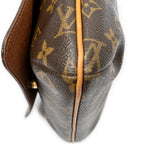 Shoulder Bag Musette Salsa Brown Monogram Canvas