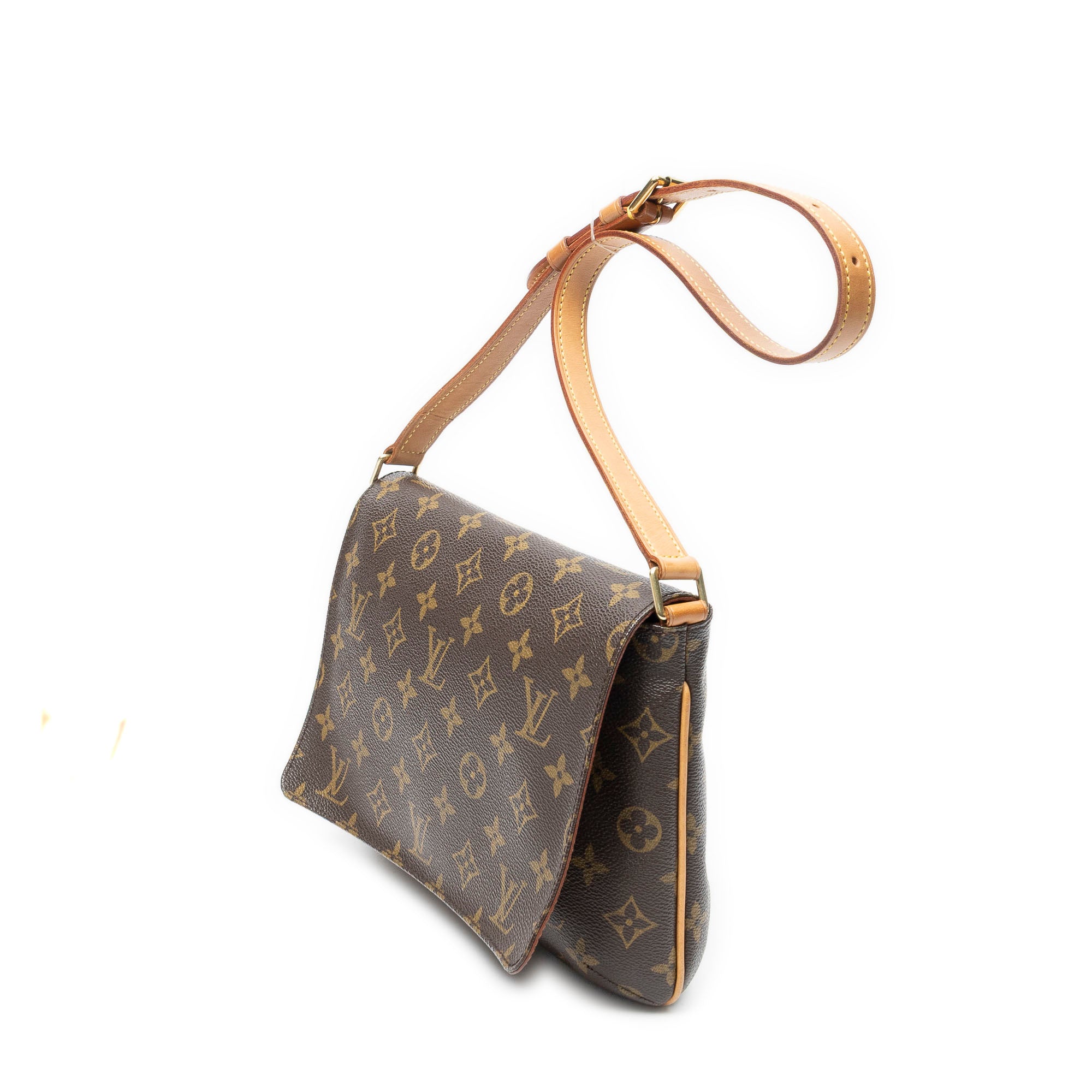 Shoulder Bag Musette Tango Brown Monogram Canvas