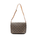 Shoulder Bag Musette Tango Brown Monogram Canvas