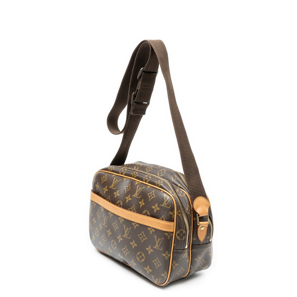 Shoulder Bag Reporter PM Brown Monogram Canvas