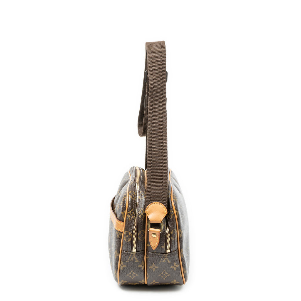 Shoulder Bag Reporter PM Brown Monogram Canvas