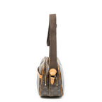 Shoulder Bag Reporter PM Brown Monogram Canvas