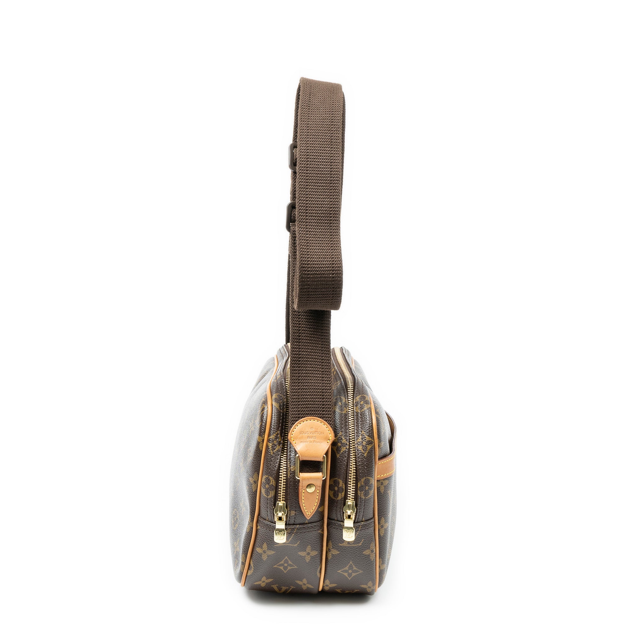 Shoulder Bag Reporter PM Brown Monogram Canvas