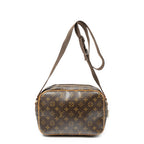 Shoulder Bag Reporter PM Brown Monogram Canvas