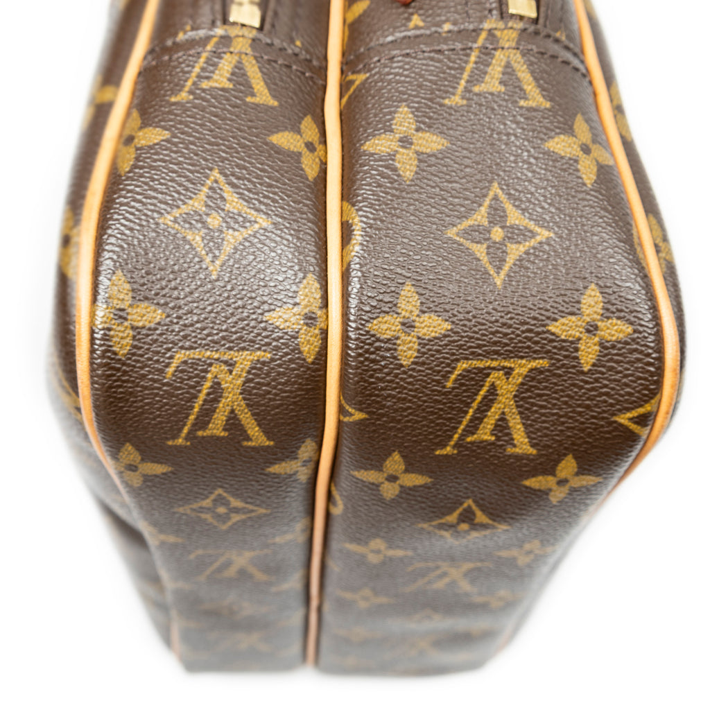 Shoulder Bag Reporter PM Brown Monogram Canvas