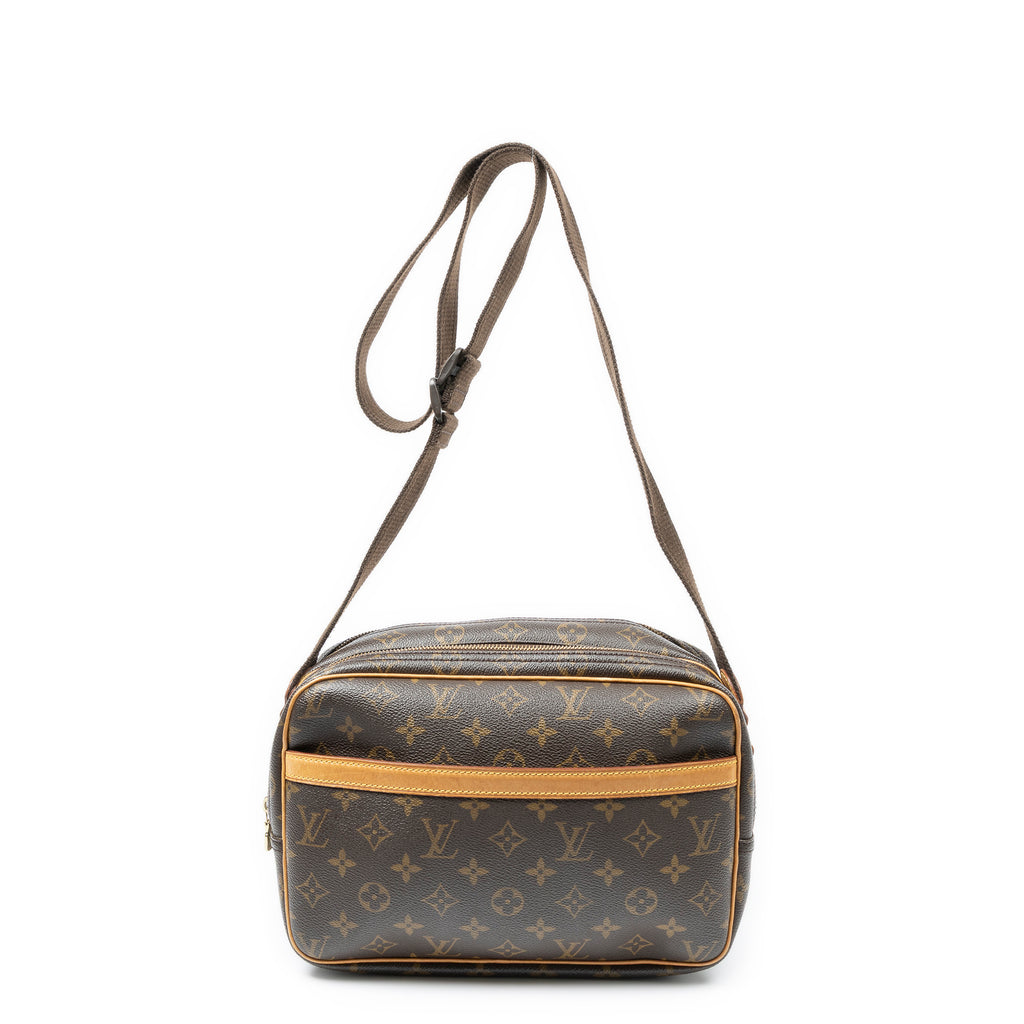Shoulder Bag Reporter PM Brown Monogram Canvas