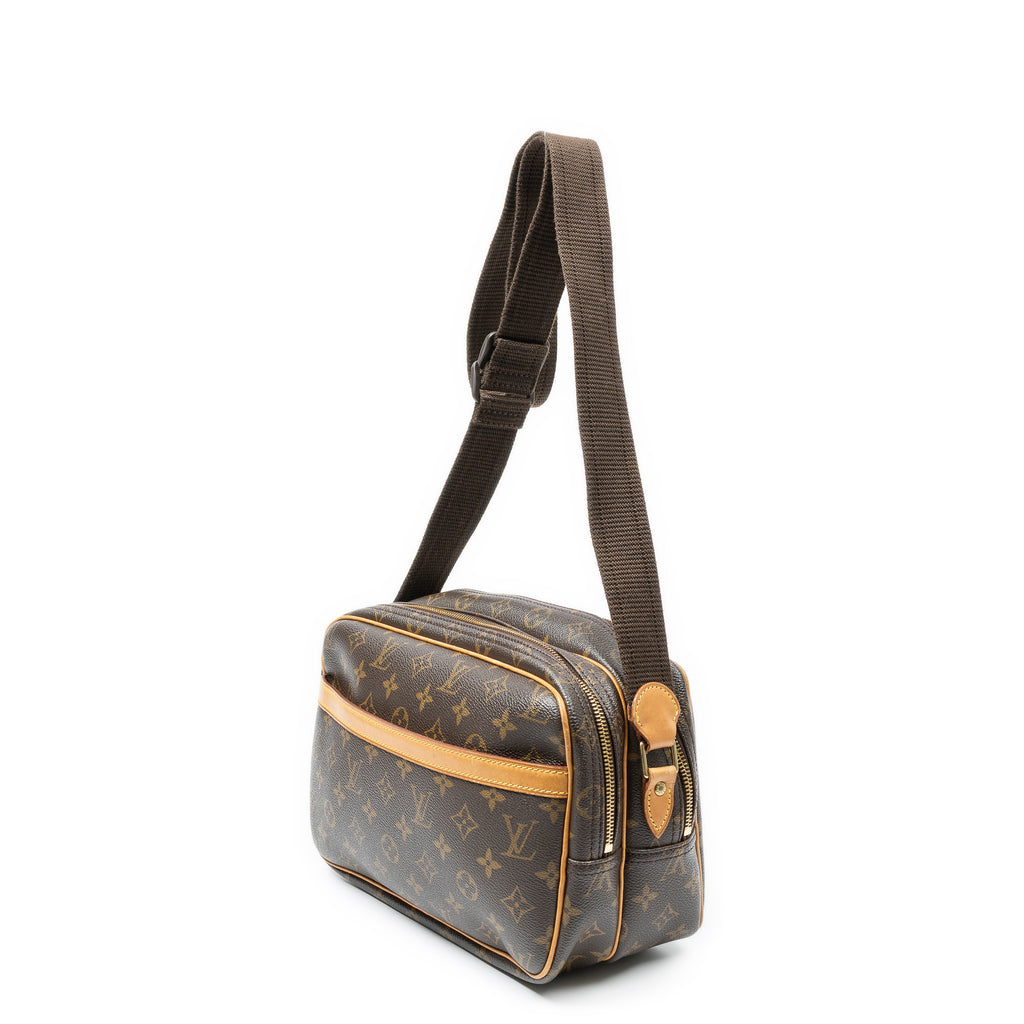 Shoulder Bag Reporter PM Brown Monogram Canvas
