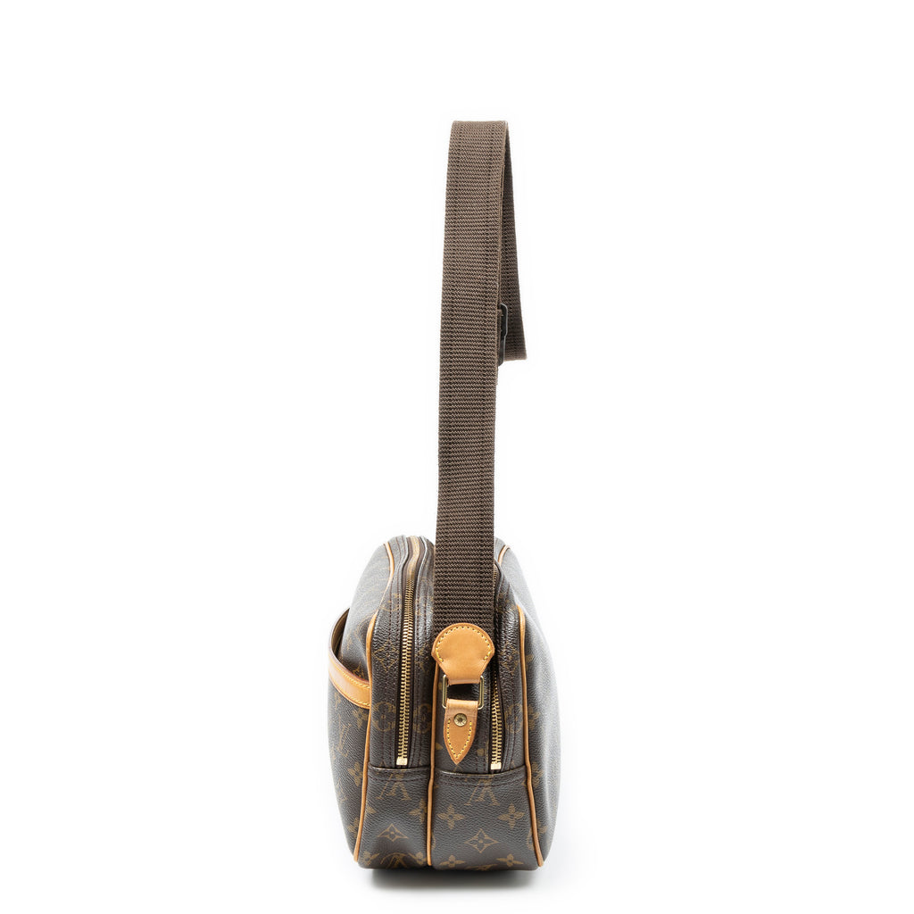 Shoulder Bag Reporter PM Brown Monogram Canvas