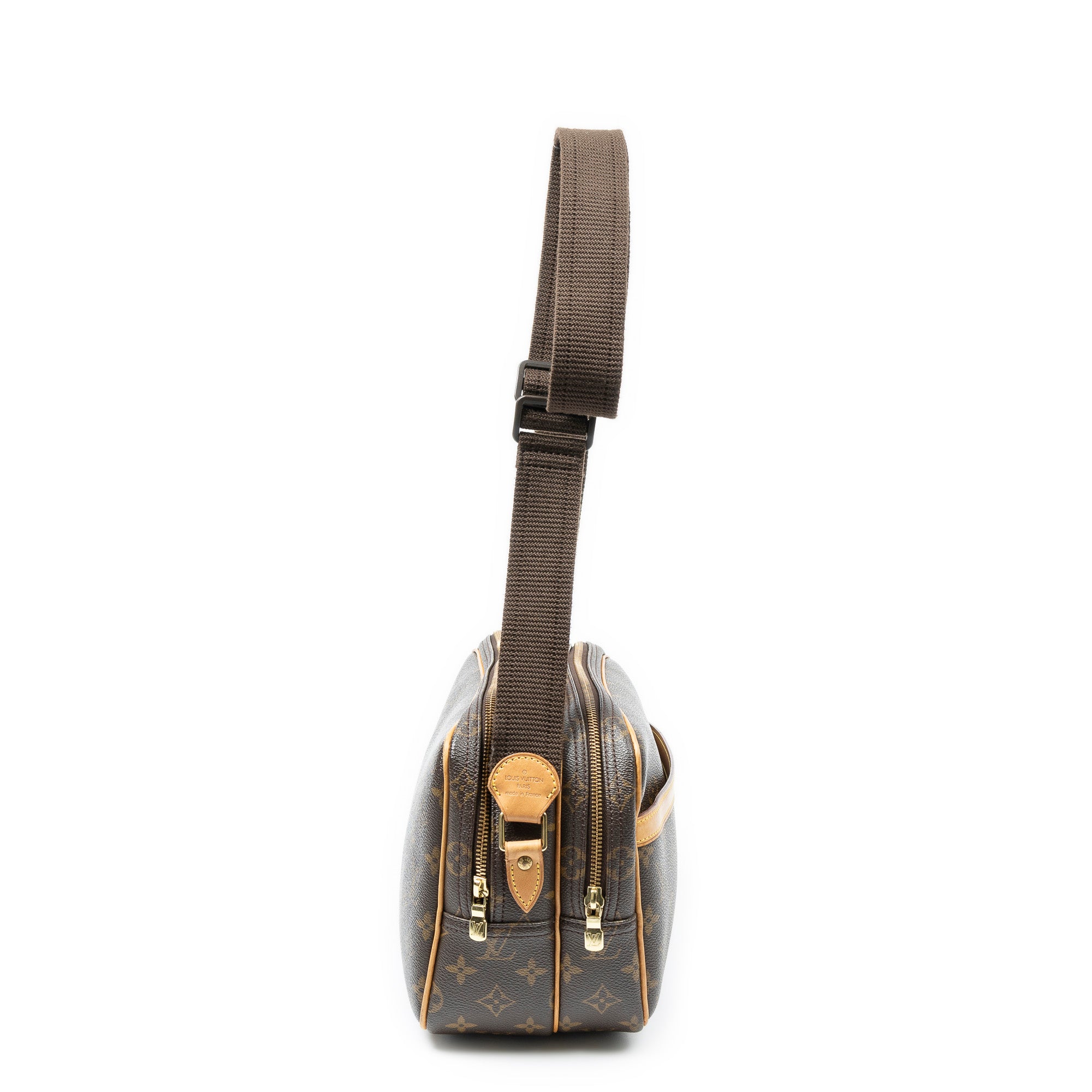 Shoulder Bag Reporter PM Brown Monogram Canvas
