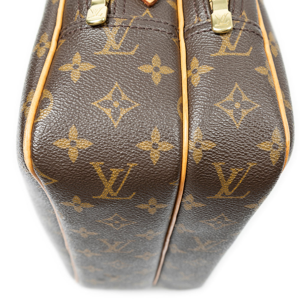 Shoulder Bag Reporter PM Brown Monogram Canvas