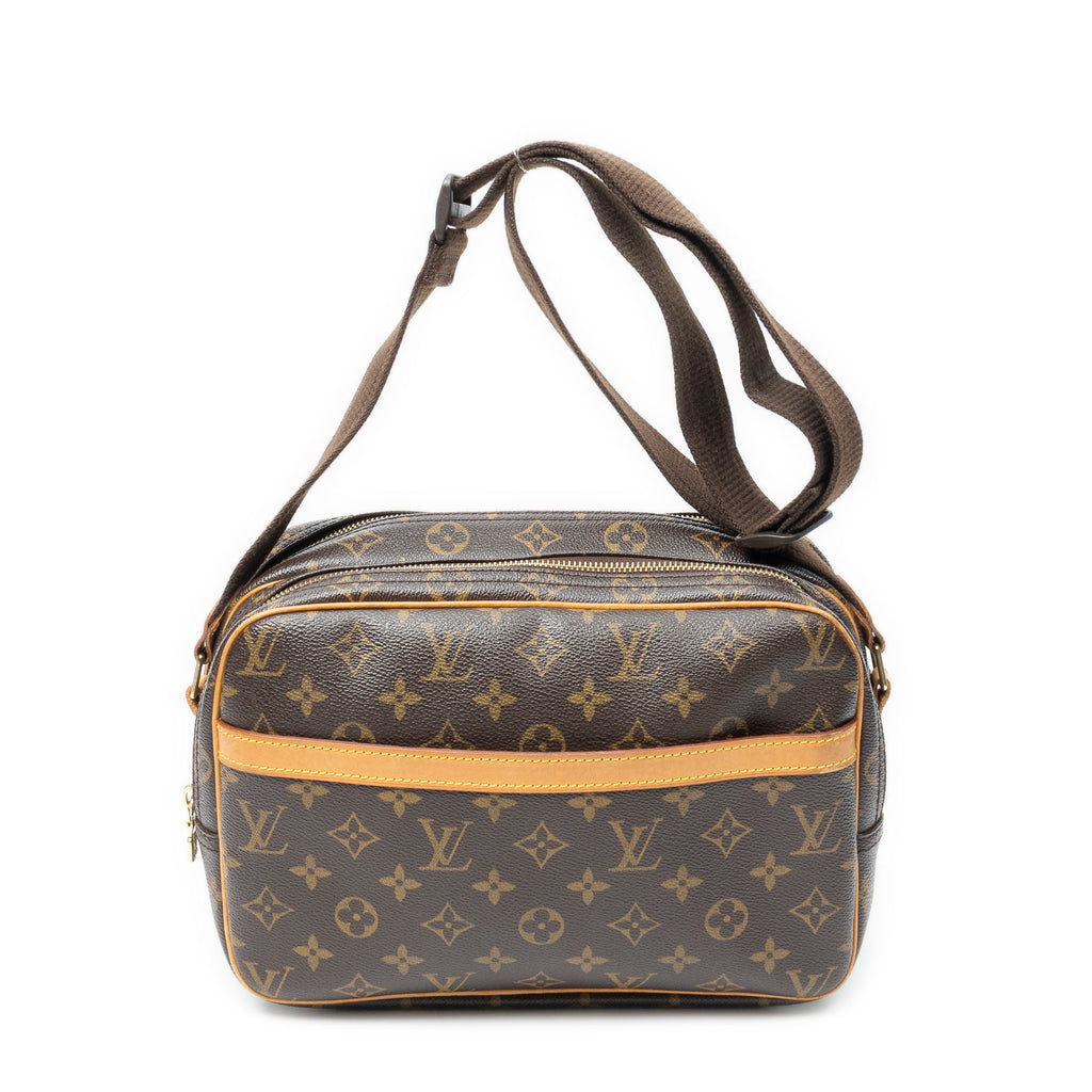 Shoulder Bag Reporter PM Brown Monogram Canvas