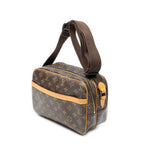 Shoulder Bag Reporter PM Brown Monogram Canvas