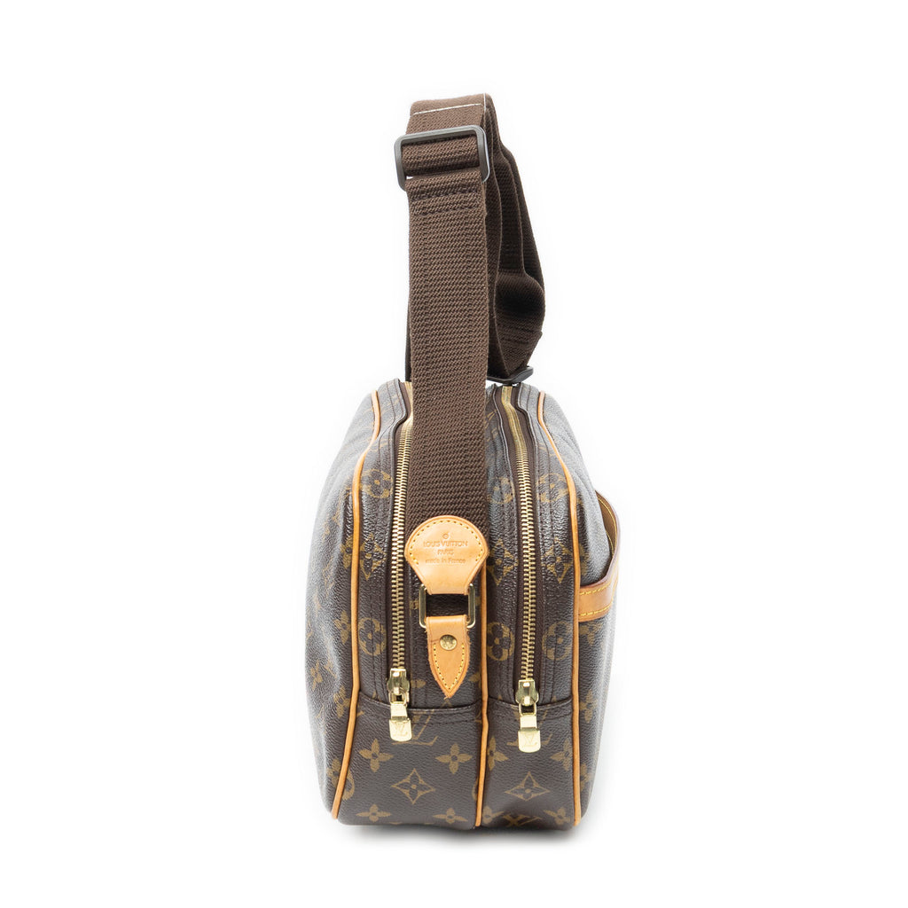 Shoulder Bag Reporter PM Brown Monogram Canvas
