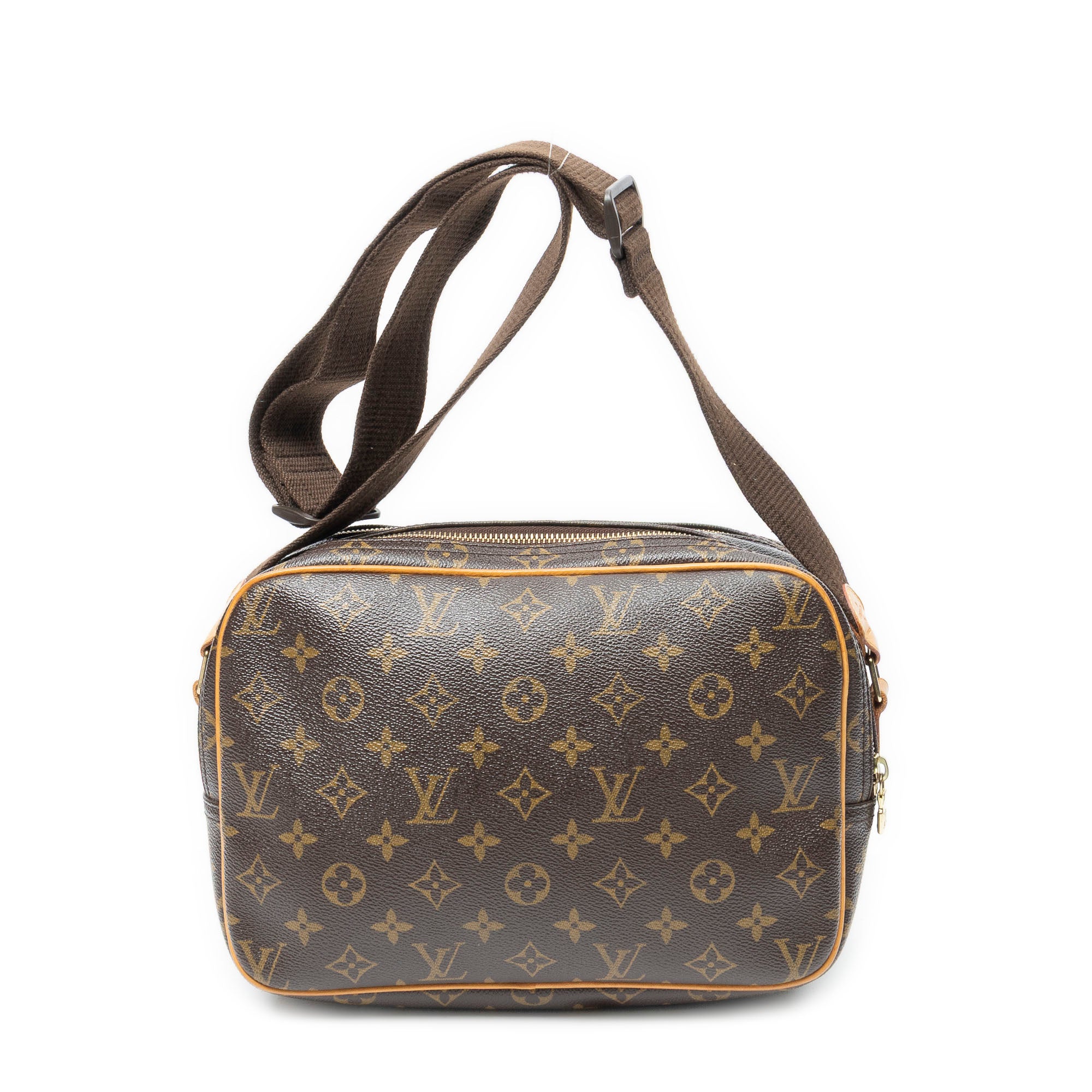 Shoulder Bag Reporter PM Brown Monogram Canvas