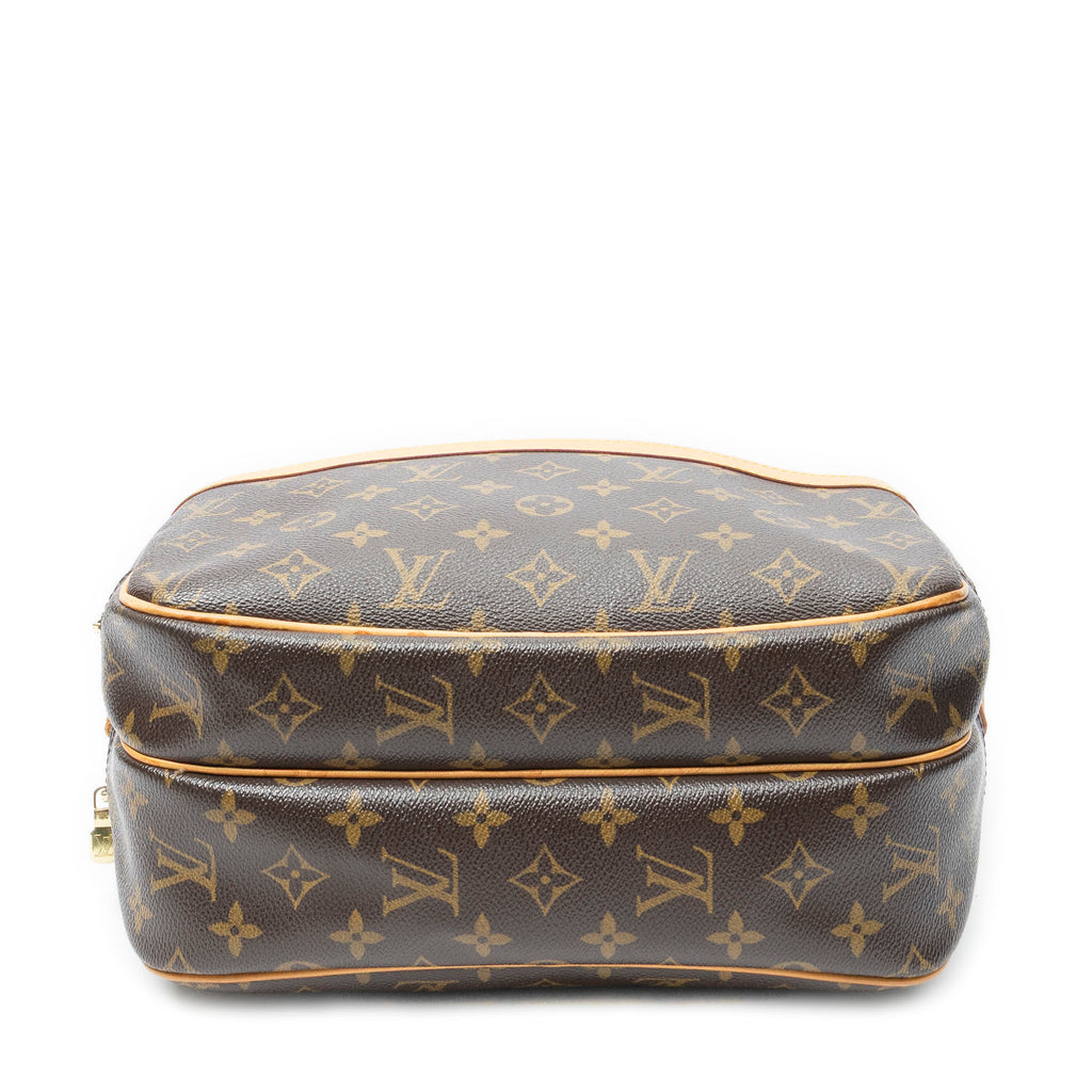 Shoulder Bag Reporter PM Brown Monogram Canvas
