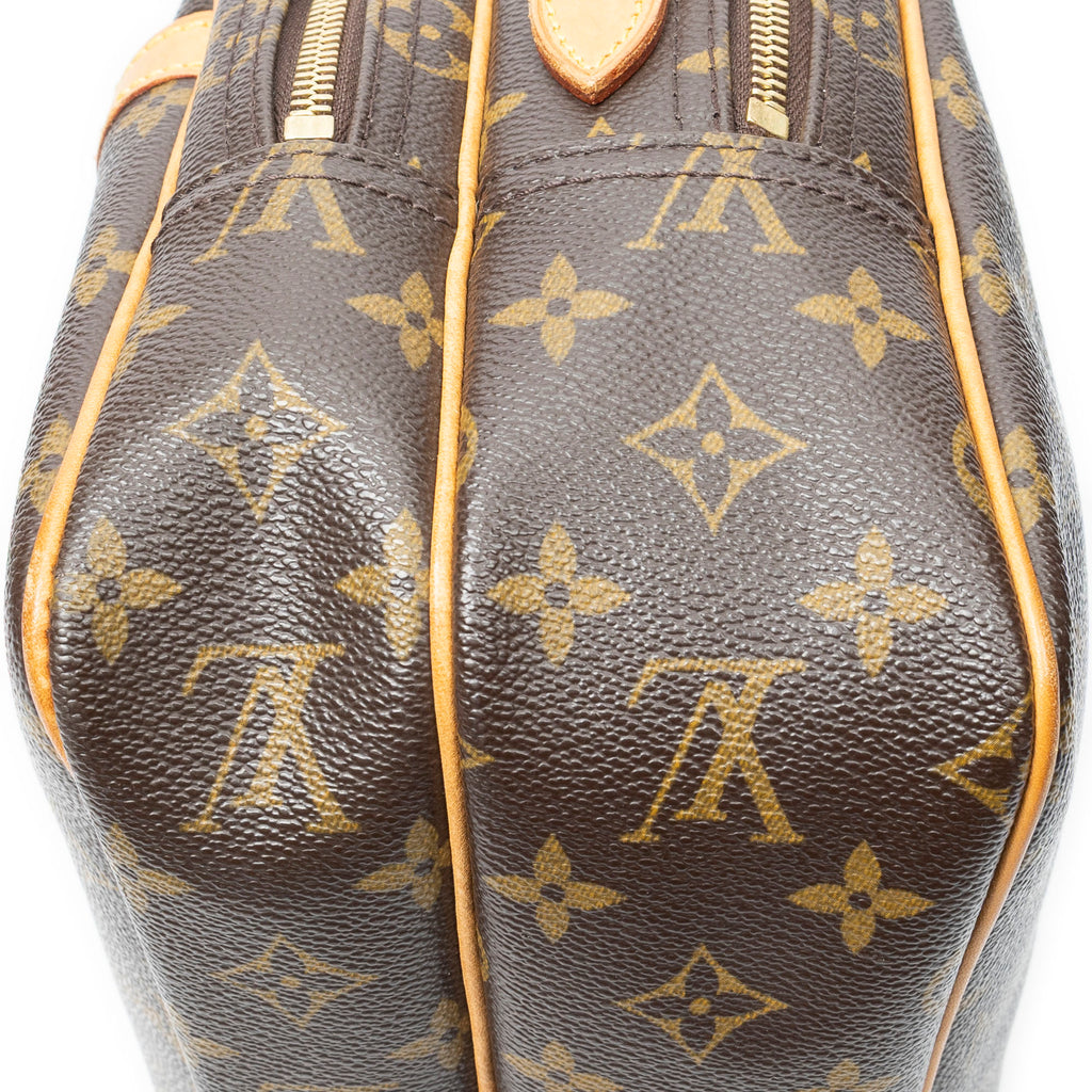 Shoulder Bag Reporter PM Brown Monogram Canvas
