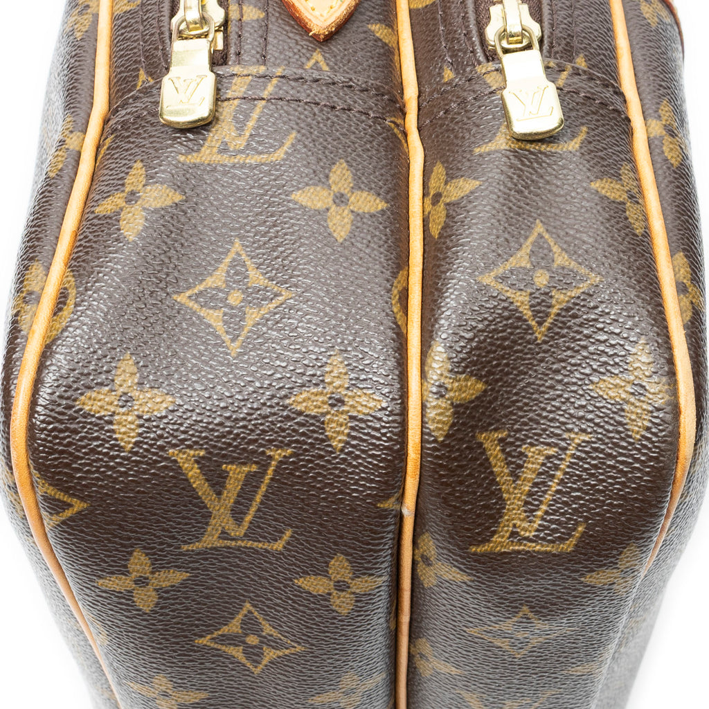 Shoulder Bag Reporter PM Brown Monogram Canvas
